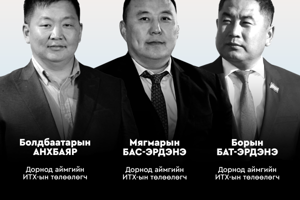 Хөрөнгө, орлого: ИТХ-ын төлөөлөгч Б.Анхбаяр, М.Бас-Эрдэнэ, Б.Бат-Эрдэнэ
